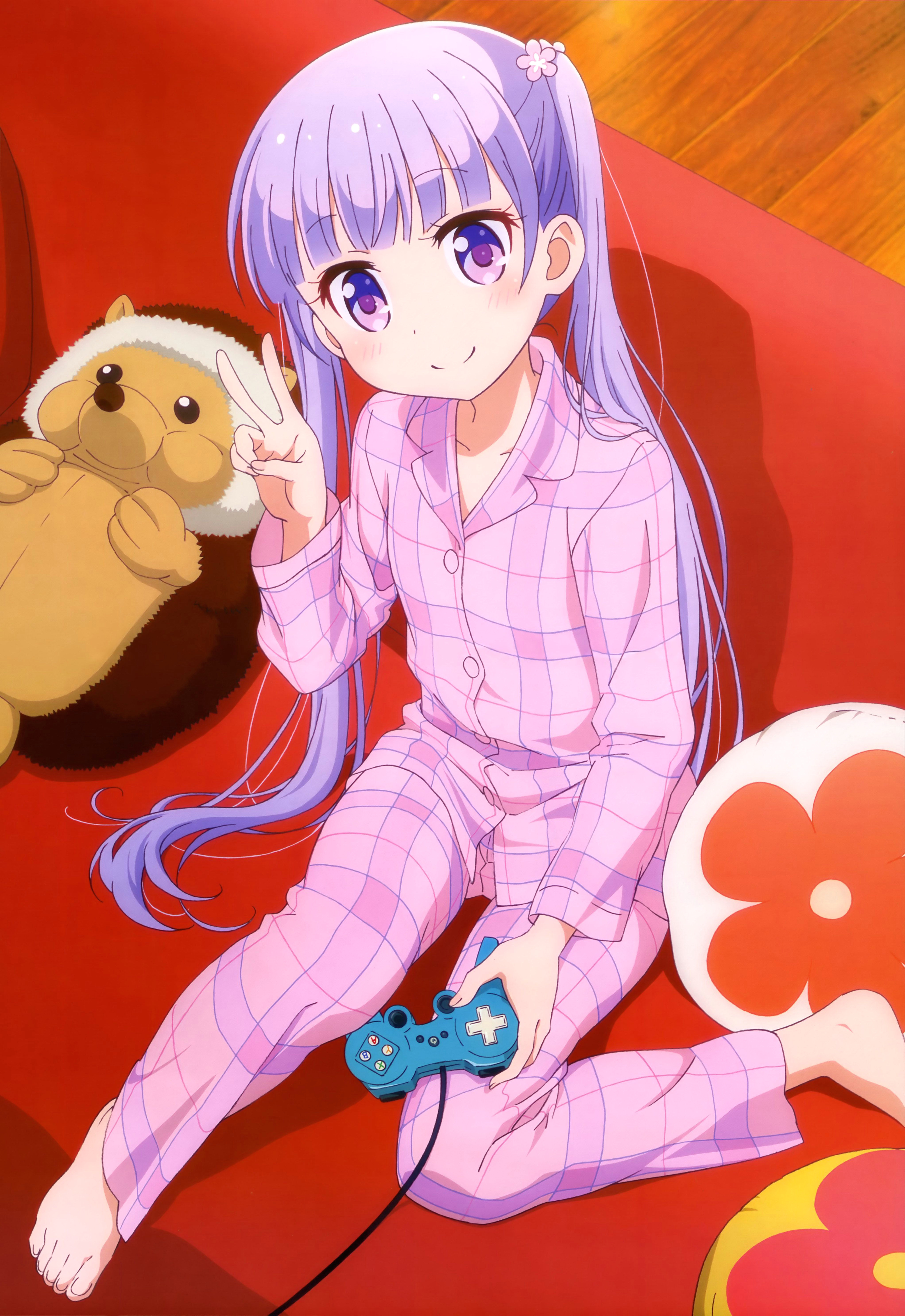 new game suzukaze aoba megami magazine june 2016 anime new game