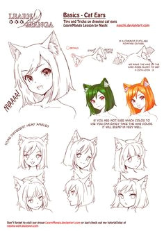 learn manga basics cat ears