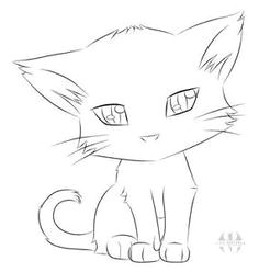 how to draw anime cat