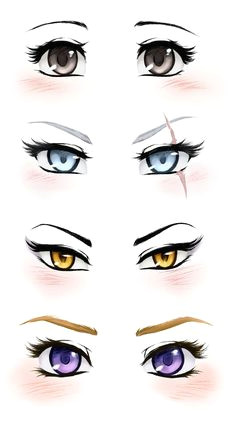 since i can t draw i decided to do a study about rwby s types of eyes it was a good therapy and noticed the huge differences between the character s