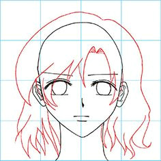 how to draw manga the female face drawing a female face