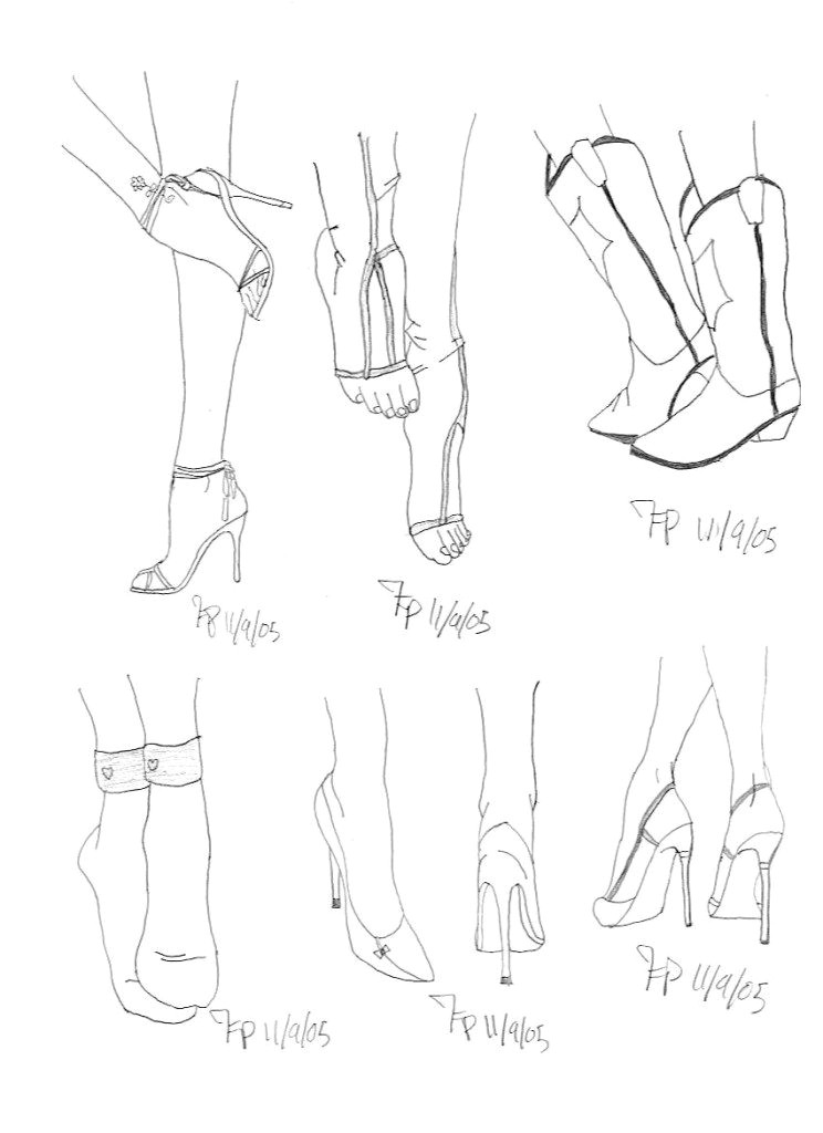 how to draw manga feet easily