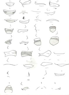 manga mouths by densetsunoluka deviantart com on deviantart