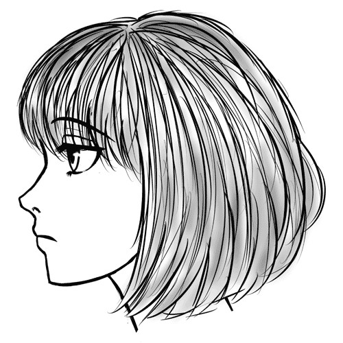 how to draw faces from the side