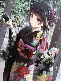 kentauloss anime girl kimono kawaii anime girl anime girls manga anime girl