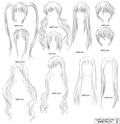 da05cfa9e7bbd781da70b62b945ae817 hair drawings anime manga jpg b t