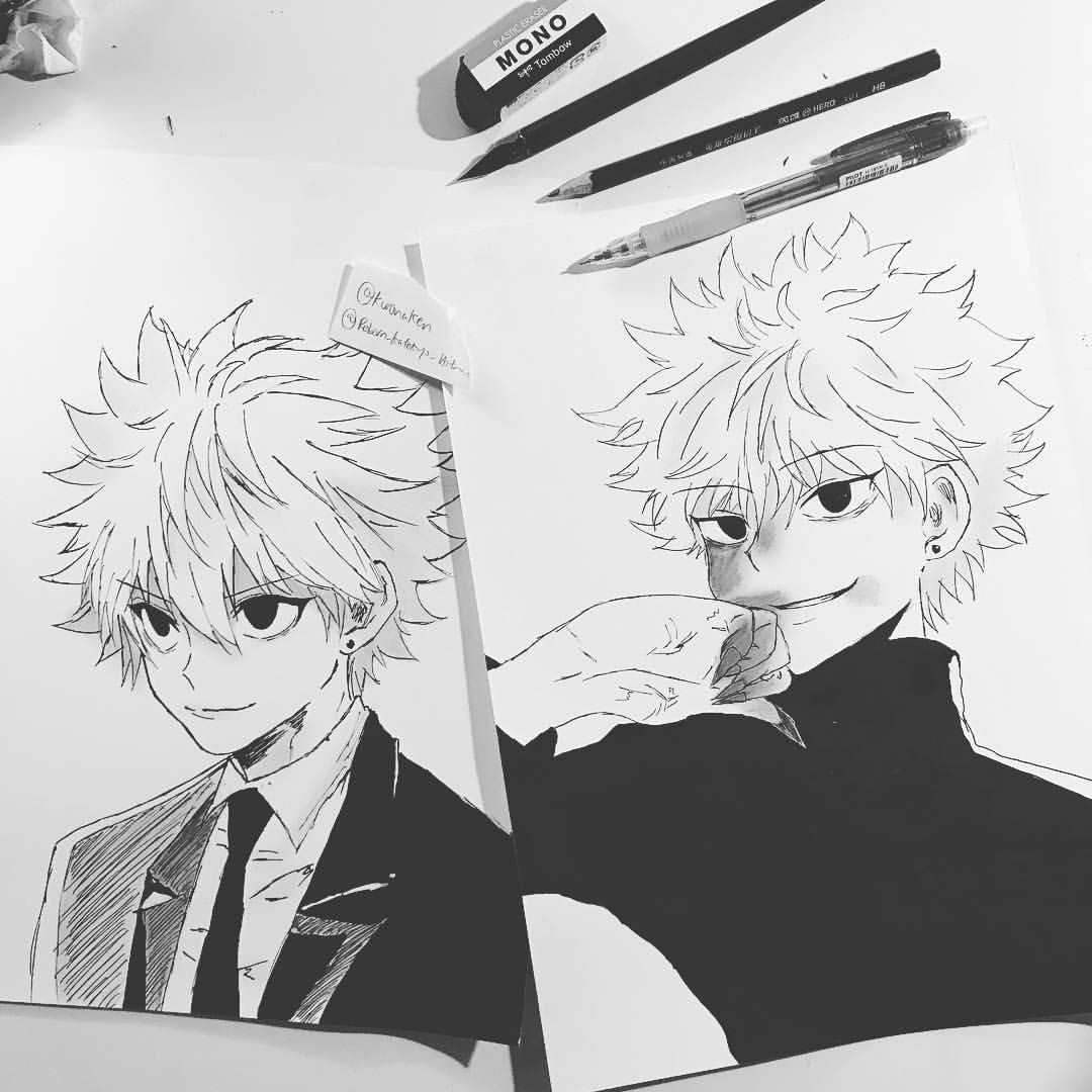 first two killuas finished otakus artsummercontest 10kartfeature en whateversart kuro x sketch frank arts lauralee artx