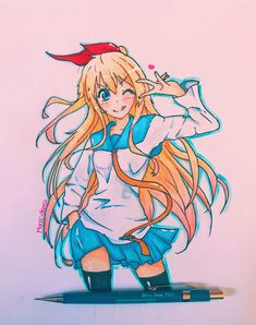 chitoge fan art w find me on deviantart com im call mandi chan55