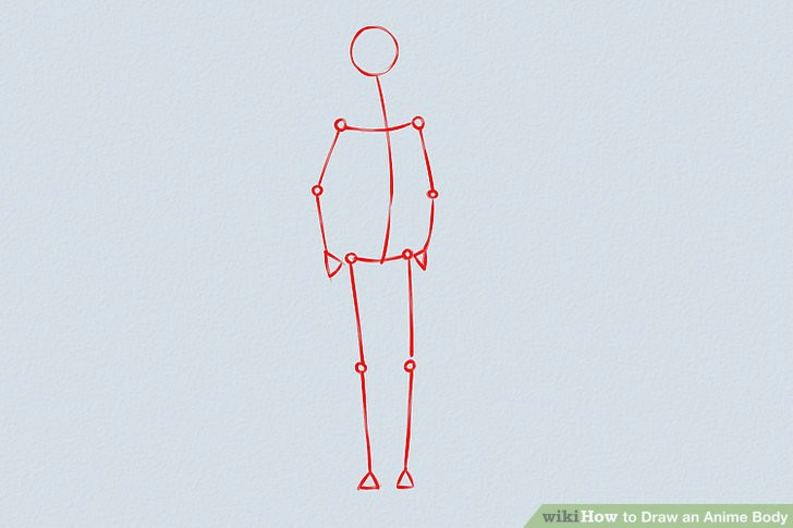 image titled draw an anime body step 1