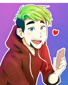 jacksepticeye anime style graphic t shirt by shuploc