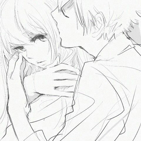 anime couple and manga image