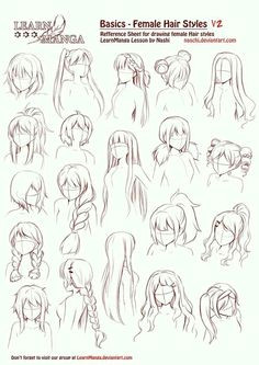 female hair anime hair drawing girl hair drawing how to draw anime hair