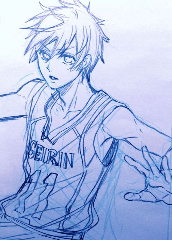 kuroko sketch by yana toboso kuroshisuji s creator on her blog