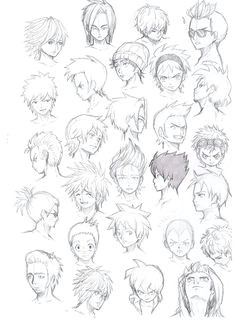 various hairstyles male by komodo92tenbinza on deviantart more