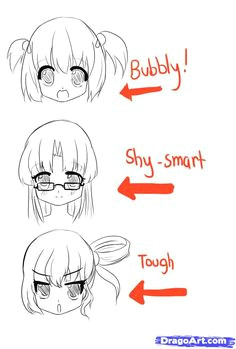 how to draw cute girls step by step anime females anime draw