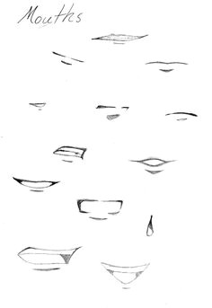 anime manga mouths