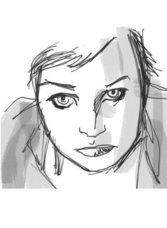 face study from web photo procreate face study sketches drawings sketch