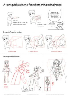 character design reference tutorial body proportion based on perspective