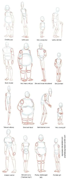 body shapes body reference drawingdrawing body proportionsposture