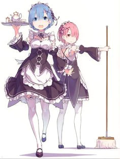 re zero rem ram official art