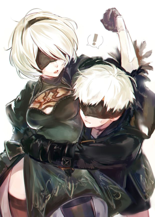 artist ichinose777 nier automata yorha no 2 type b yorha no 9 type s