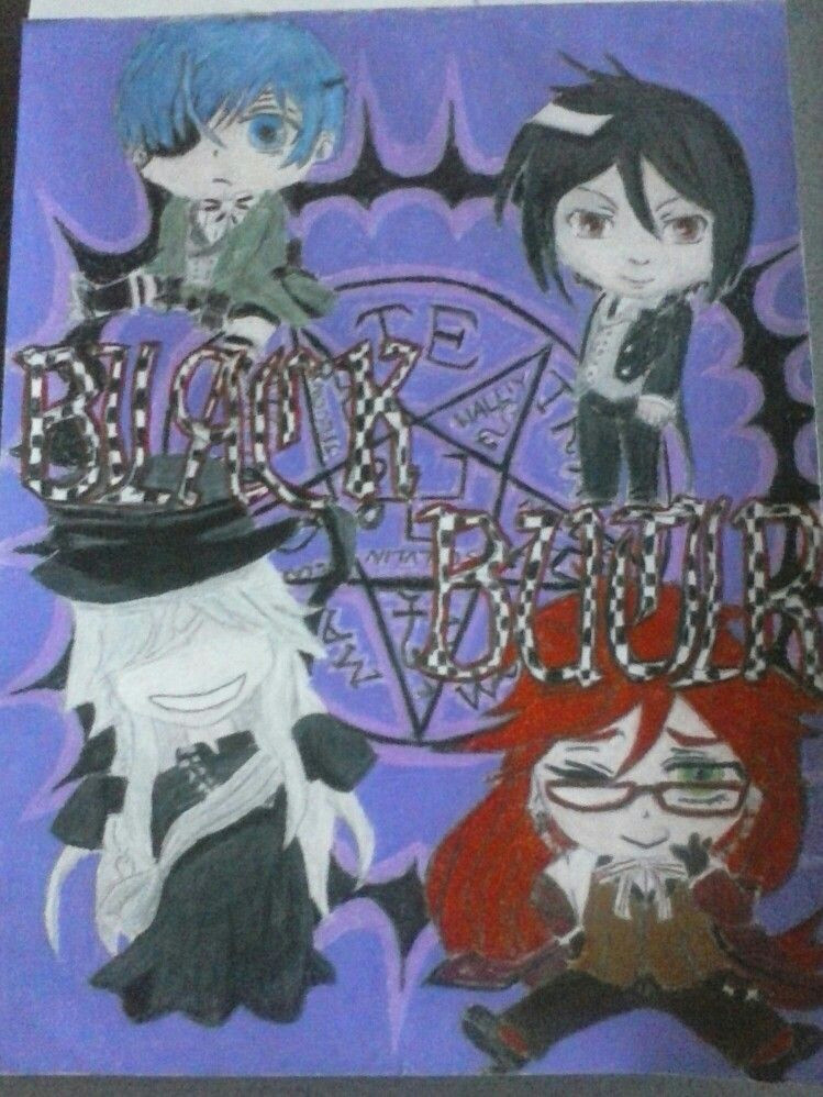 anime shows a black butler chibi drawing