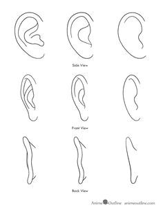 how to draw anime and manga ears drawing skills drawing tools drawing techniques