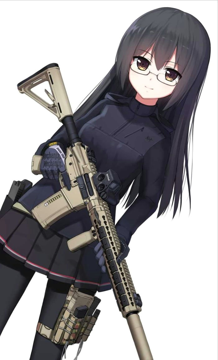 Drawing Anime Weapons Anime Girls with Guns Part 258 Character Art Anime Anime Art