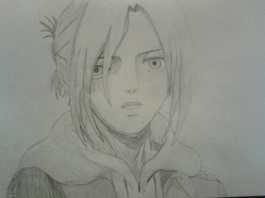 annnie leonhart from the anime attack on titan snk annie leonhart pencil drawings attack