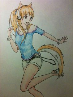 really nice manga drawing maggie frances billings a anime werewolf girls