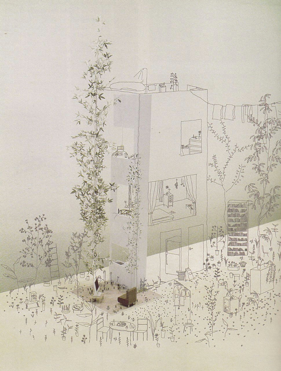betonbabe a a a a junya ishigami row house in tokyo 2005 betonbabe tumblr com