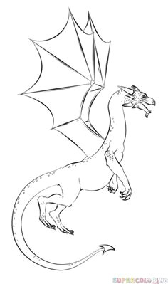 how to draw a realistic dragon step by step drawing tutorials sketchbook drawings easy