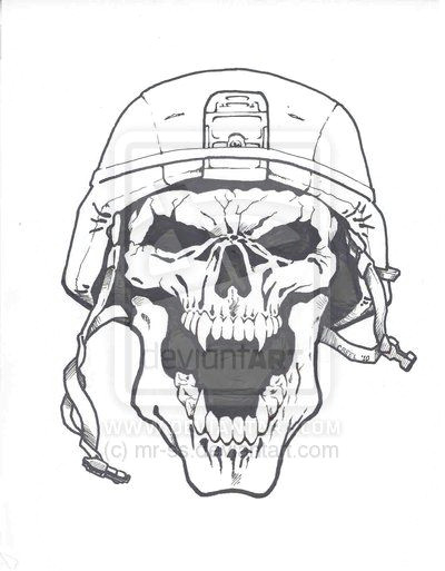 cool army drawings army skull by mr ss on deviantart