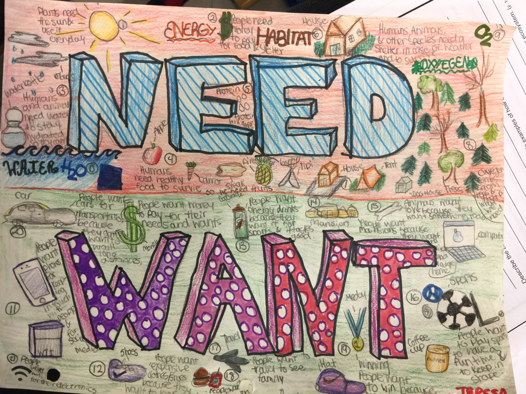needs wants collage idea girl scout junior savvy shopper badge step 1 girls could draw their needs and wants and then number them in order of
