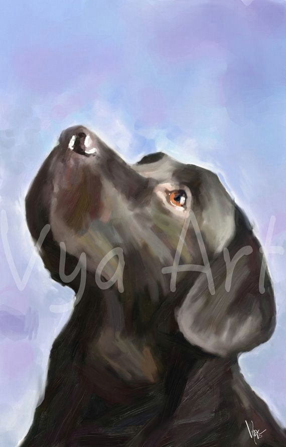 4 th of july black labrador gun dog print retriever fine by vyaart