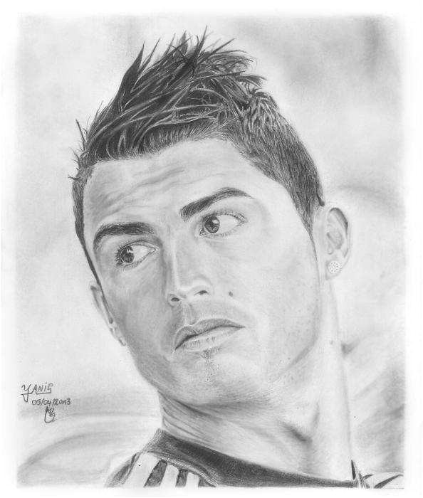 coloriage de cristiano ronaldo frais coloriage ronaldo portrait de cristiano ronaldo par yanis dessin sur of