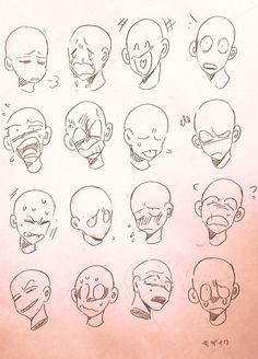cartoon faces expressions facial expressions drawing cartoon expression face drawing reference male