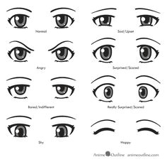 how to draw anime how to draw anime eyes and eye expressions tutorial anime