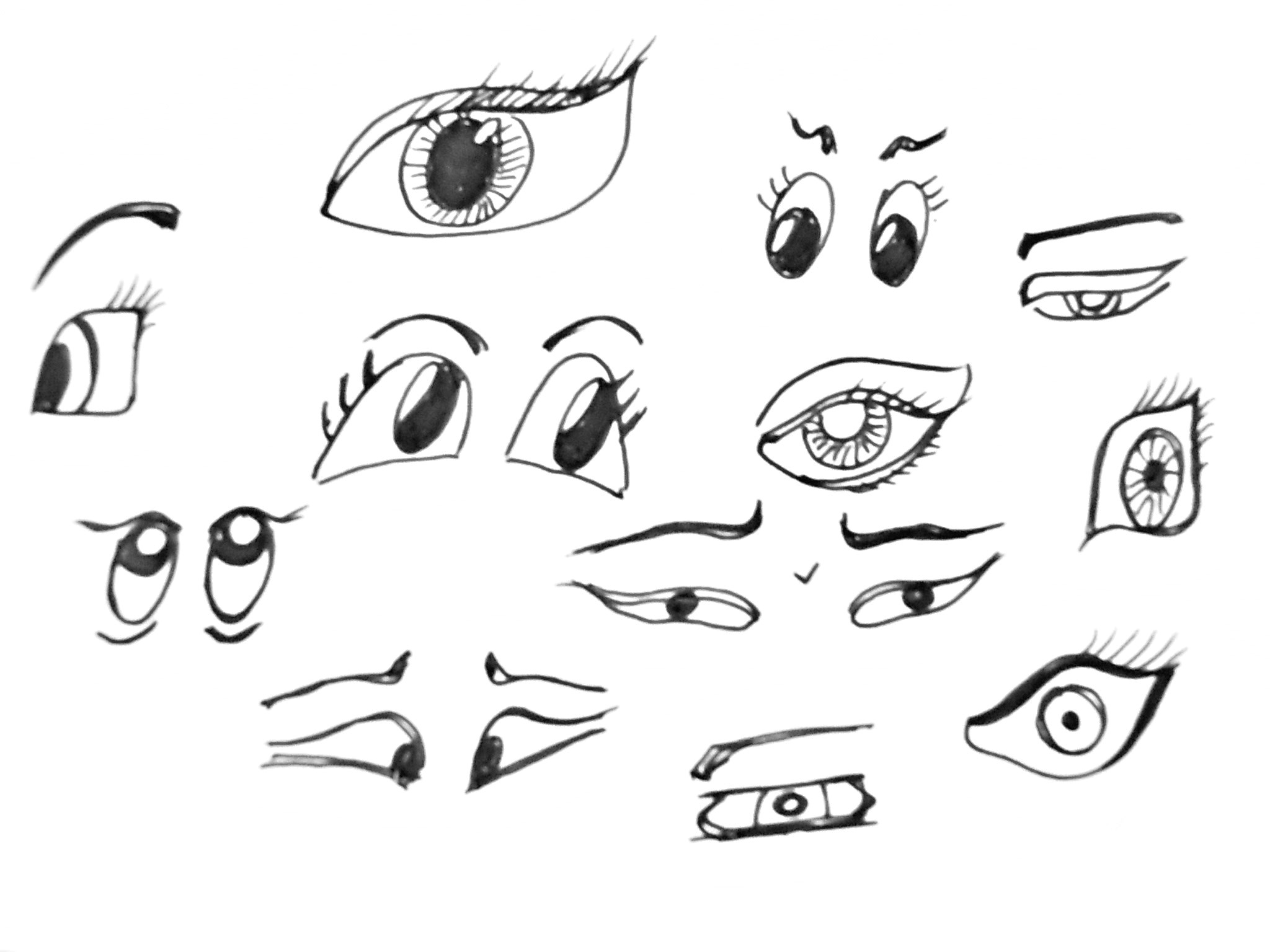 how to draw a eye easy step by step easy how to draw cartoons how to