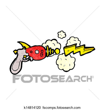 clipart ray gun cartoon fotosearch search clip art illustration murals drawings