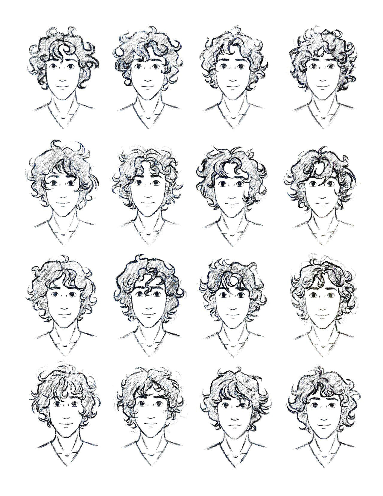 curly hair reference for guys totally need this