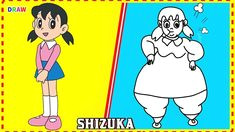 version draw and coloring doraemon characters cartoon in hindi 2018
