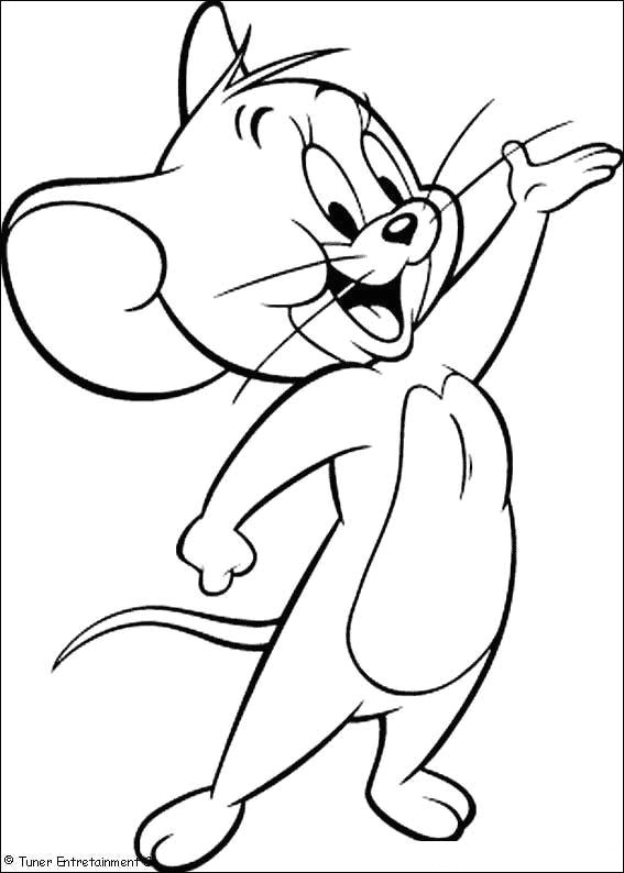 cartoon characters jerry printable coloring sheets enjoy coloring