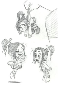 exclusive wreck it ralph concept art is gonna wreck it disney sketchesdisney drawingscartoon