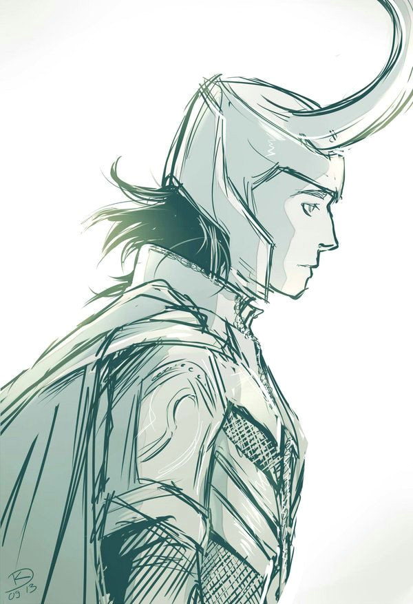 bocetos travesuras favoritos dibujos armaduras acuarela loki thor loki