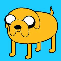how to draw jake the dog from adventure time on cartoon network with easy steps