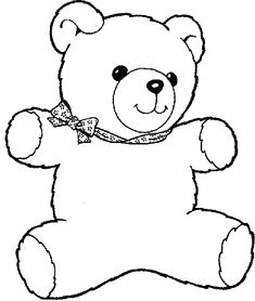 coloring teddy bear coloring pages 4 coloring coloringbook teddy bear outline teddy