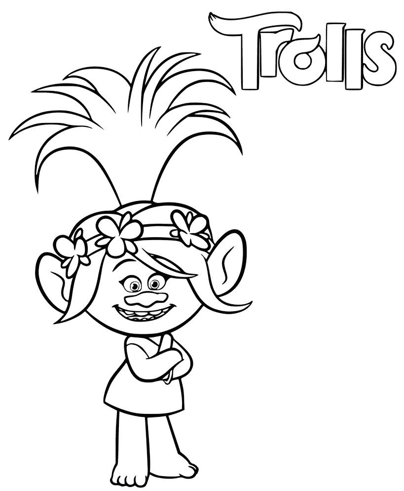 Drawing Cartoon Trolls Trolls Zum Ausmalen Beau Photos Malvorlage Book Coloring Pages Best