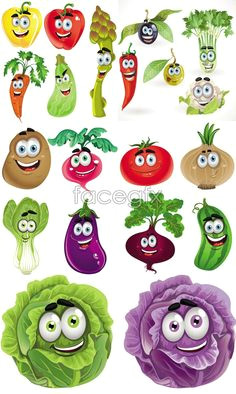 free download vegetable cartoon images vector file include cartoon vegetable red peppers