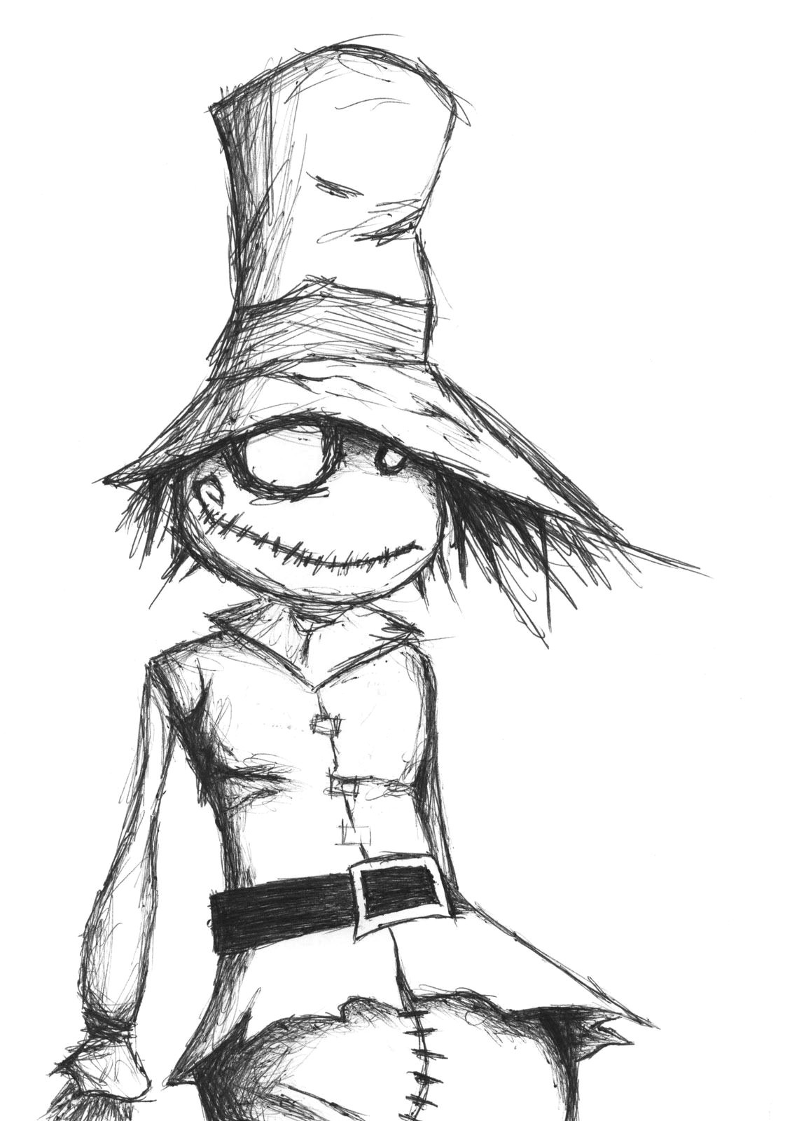 scarecrow sketch wizard of oz
